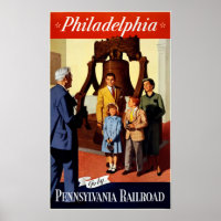 Philadelphia - Pennsylvania Eisenbahn Vintag Poste