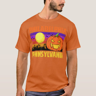 Philadelphia Pennsylvania Happy Halloween Party Lo T-Shirt