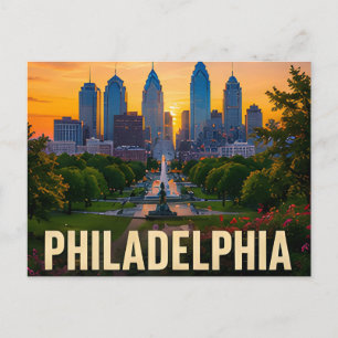 Philadelphia Pennsylvania Historische Amerikanisch Postkarte