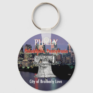 Philadelphia Pennsylvania Keychain Schlüsselanhänger