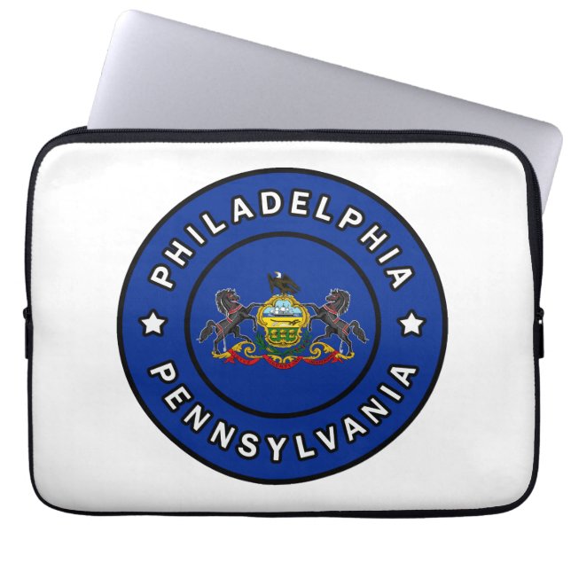 Philadelphia Pennsylvania Laptopschutzhülle (Vorderseite)