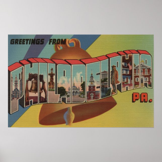 Philadelphia, Pennsylvania (Liberty Bell) Poster (Vorne)