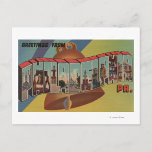 Philadelphia, Pennsylvania (Liberty Bell) Postkarte