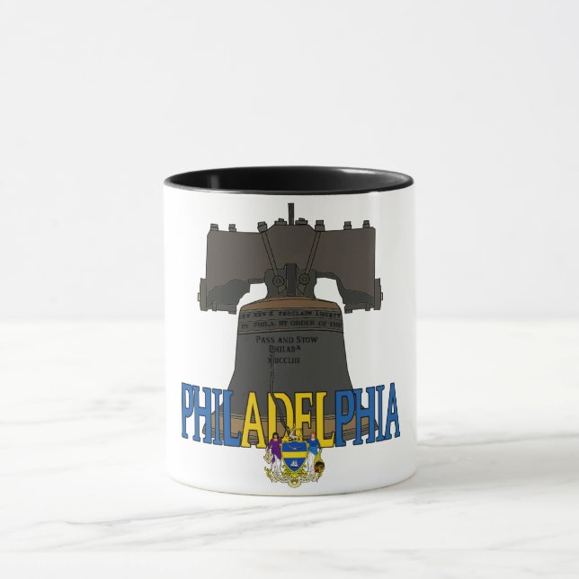 Philadelphia Pennsylvania Liberty Bell Tasse (Zentrum)