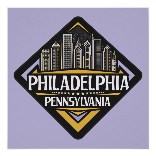 Philadelphia Pennsylvania Poster (Vorderseite)