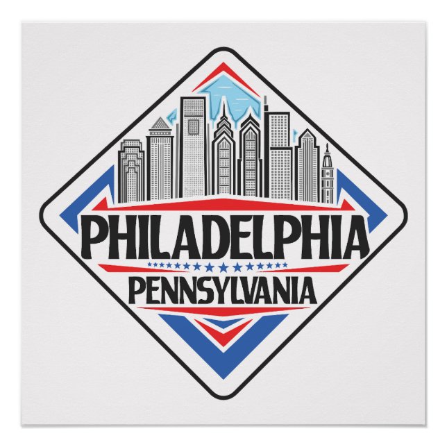 Philadelphia Pennsylvania Poster (Vorderseite)