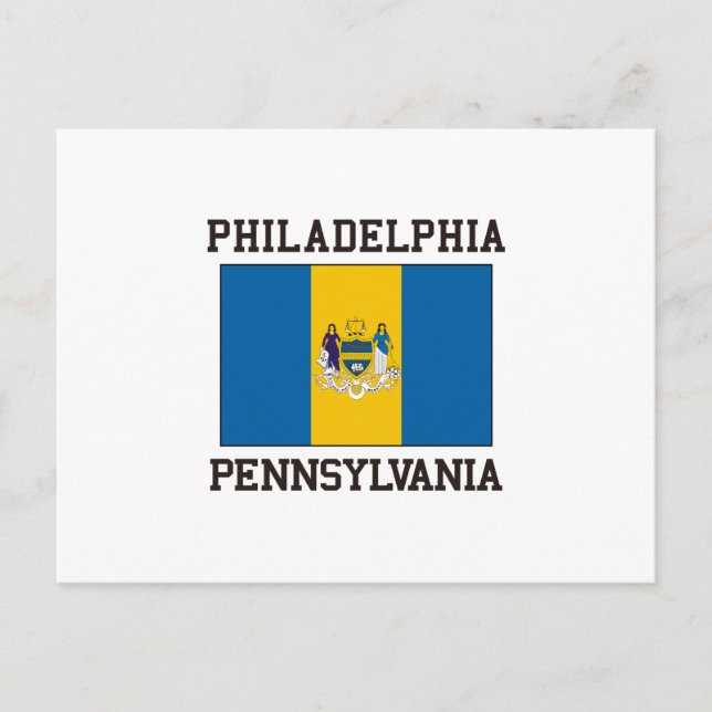 Philadelphia Pennsylvania Postkarte (Vorderseite)