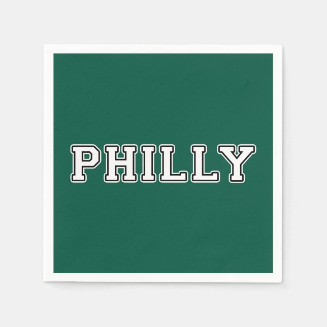 Philadelphia Pennsylvania Serviette (Vorderseite)