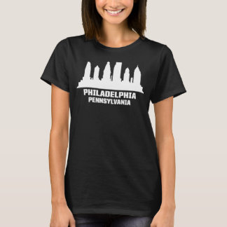 Philadelphia Pennsylvania Skyline American City T-Shirt