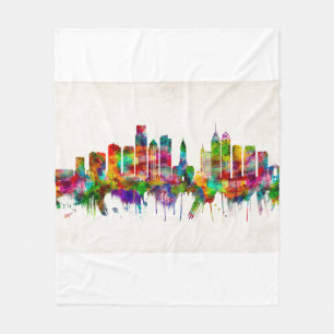 Philadelphia Pennsylvania Skyline Fleecedecke