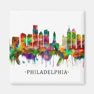 Philadelphia Pennsylvania Skyline Magnet