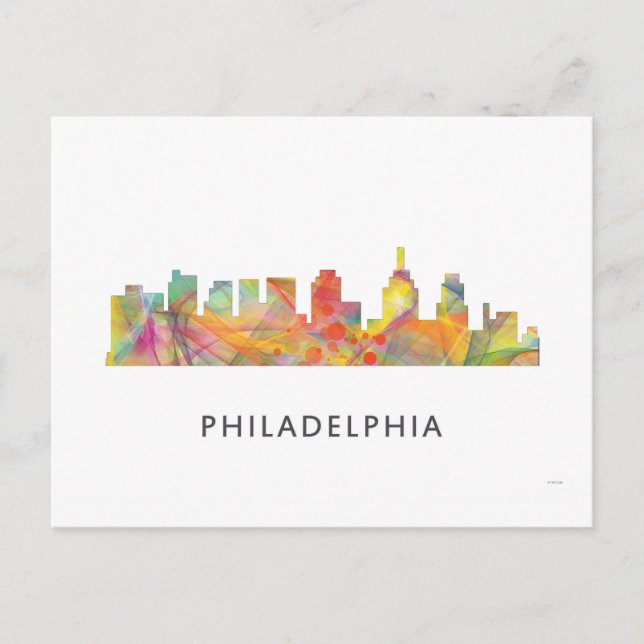 PHILADELPHIA PENNSYLVANIA SKYLINE WB1 - POSTKARTE (Vorderseite)