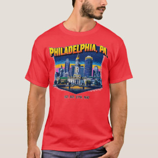 Philadelphia Pennsylvania Souvenir Vintag Nostalg T-Shirt