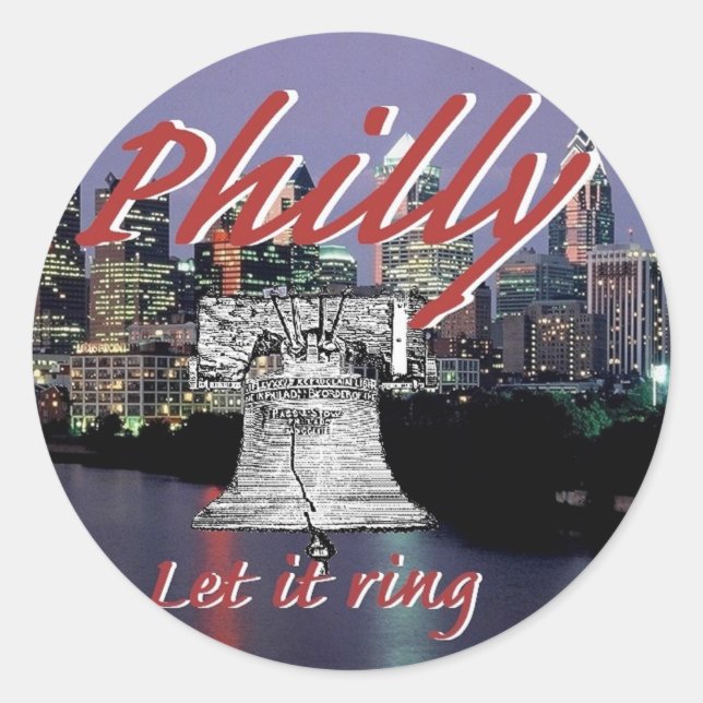 Philadelphia Pennsylvania Sticker (Vorderseite)