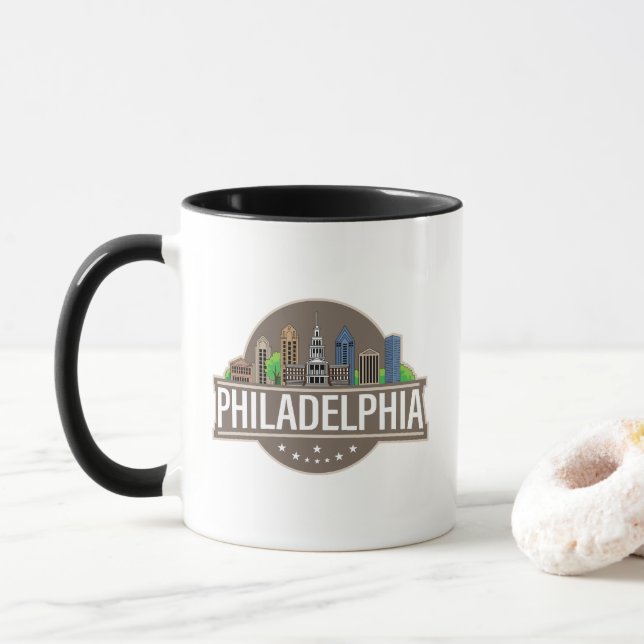 Philadelphia Pennsylvania Tasse (Mit Donut)