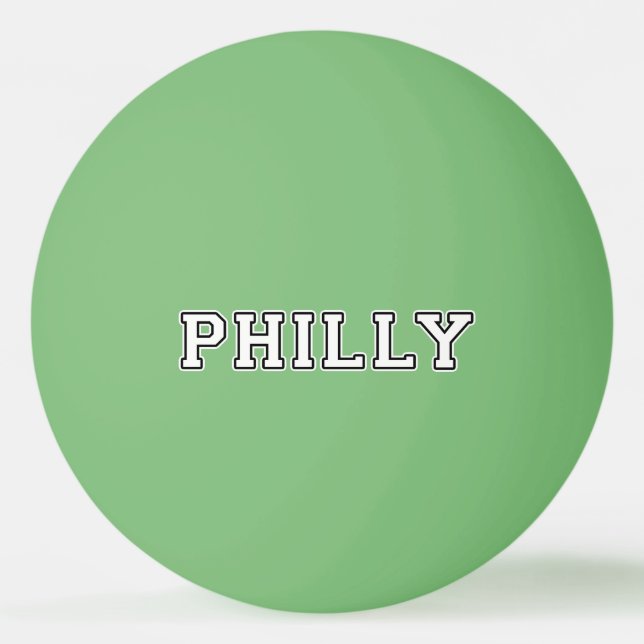Philadelphia Pennsylvania Tischtennisball (Vorderseite)