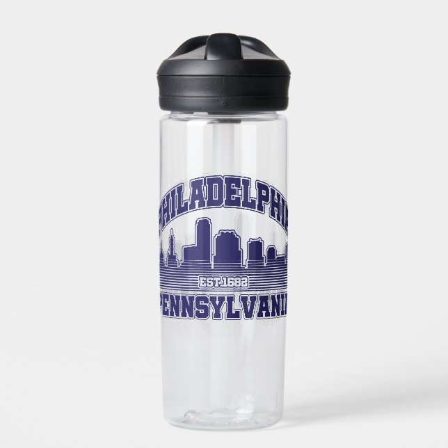 Philadelphia, Pennsylvania Trinkflasche (Vorderseite)