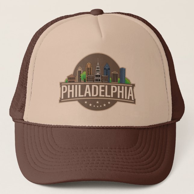 Philadelphia Pennsylvania Truckerkappe (Vorderseite)