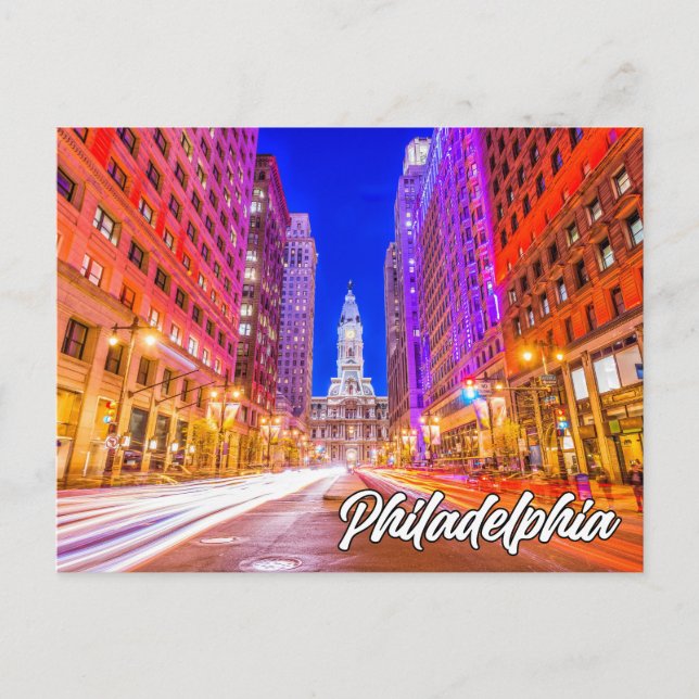 Philadelphia, Pennsylvania, USA Postkarte (Vorderseite)