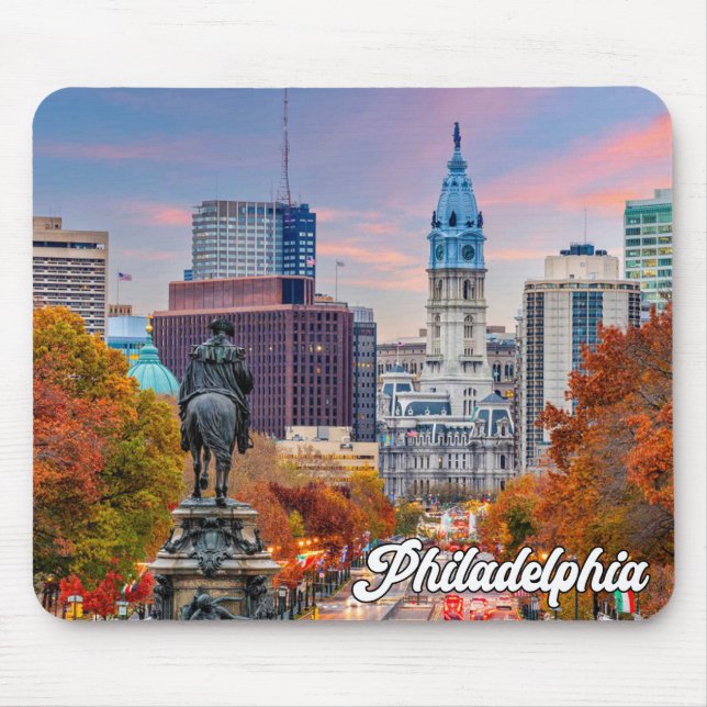 Philadelphia, Pennsylvania, Vereinigte Staaten Mousepad (Vorne)