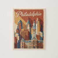 Philadelphia Pennsylvania Vintage Reise