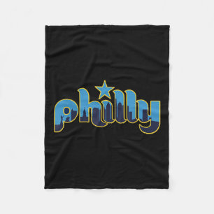 Philadelphia Philly - Throwback Design - Clic Fleecedecke