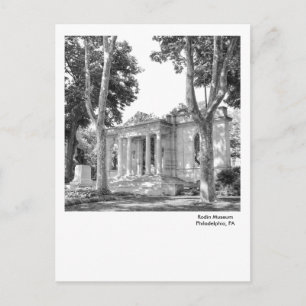 Philadelphia Postcard-Rodin-Museum Postkarte