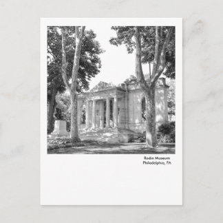 Philadelphia Postcard-Rodin-Museum Postkarte