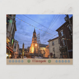 Philadelphia Postkarte-Manayunk-Kirche Weihnachten