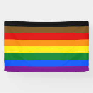 Philadelphia Pride Flag LGBTQ Banner
