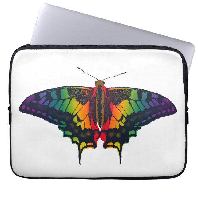 Philadelphia Rainbow Pride Flag Frack Laptopschutzhülle (Vorderseite)