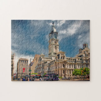 Philadelphia-Rathaus-Foto-Puzzlespiel Puzzle