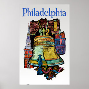 Philadelphia-Reiseplakat Poster