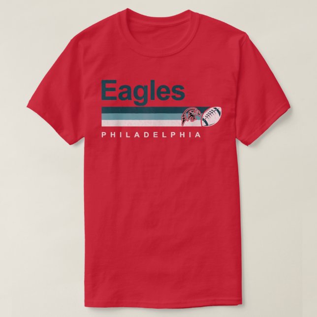 Philadelphia Retro Vintag Pennsylvania Eagle T-Shirt (Design vorne)