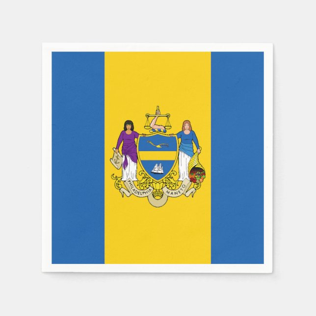 Philadelphia Serviette (Vorderseite)