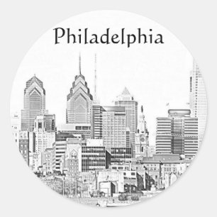 Philadelphia Sketch Sticker