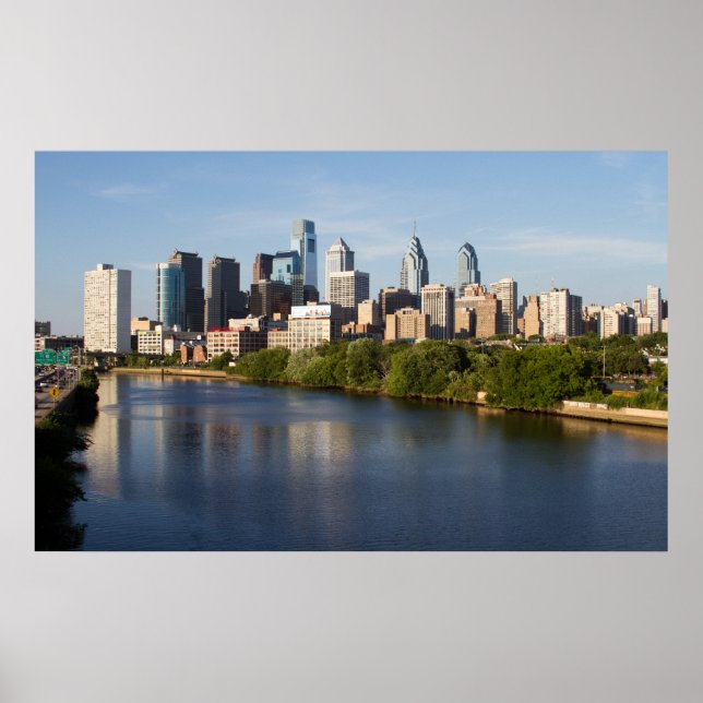 Philadelphia Skyline 1 Poster (Vorne)
