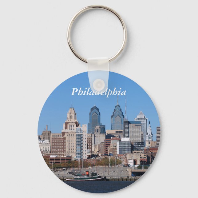 Philadelphia Skyline, Closeup Schlüsselanhänger (Vorderseite)