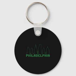 Philadelphia Skyline Downtown Cityscape Brotherly Schlüsselanhänger