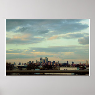 Philadelphia Skyline Foto Poster
