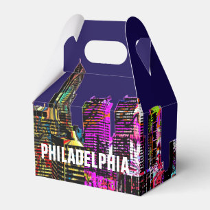 Philadelphia Skyline Geschenkschachtel