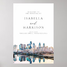 PHILADELPHIA Skyline Hochzeit in Urlaubsort Willko