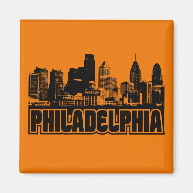 Philadelphia Skyline Magnet (Vorne)