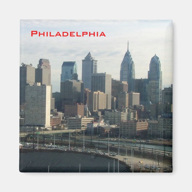 Philadelphia Skyline Magnet (Vorne)