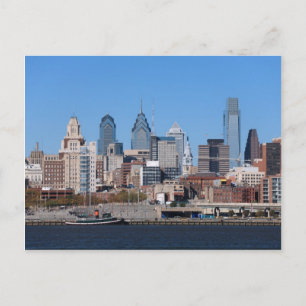 Philadelphia Skyline, Medium View Postkarte
