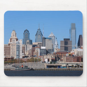 Philadelphia-Skyline, mittlere Ansicht Mousepad