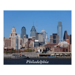 Philadelphia Skyline Perfect Poster