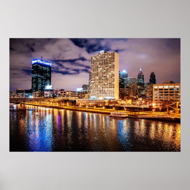 Philadelphia Skyline Poster (Vorne)