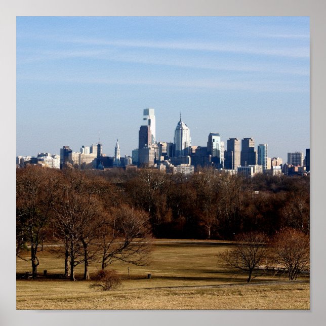 Philadelphia Skyline Poster (Vorne)