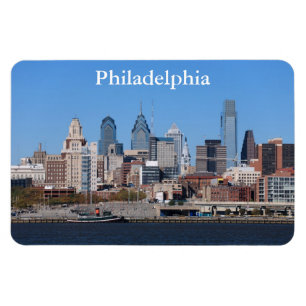 Philadelphia-Skyline-Prämien-Magnet Magnet